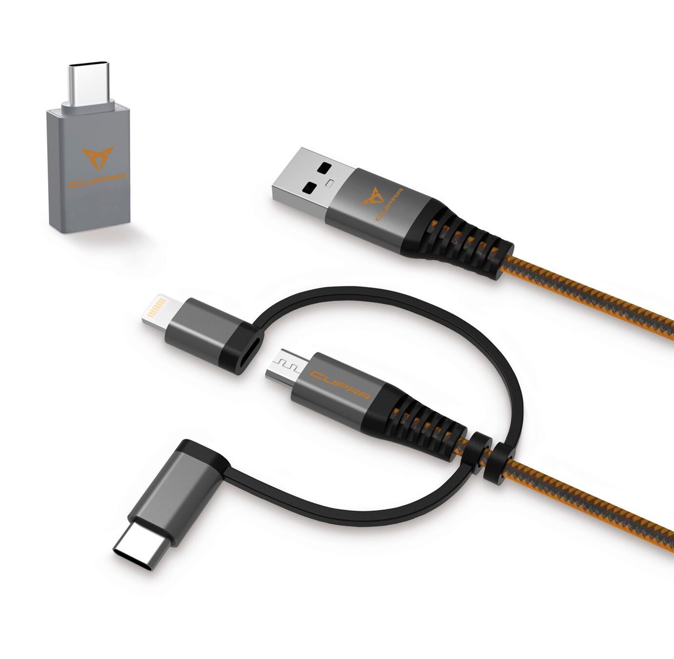 CUPRA 3-in-1-Kabel: Lade- und Datenübertragung