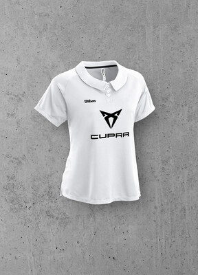 WILSON x CUPRA Team II Damen Polo, weiß