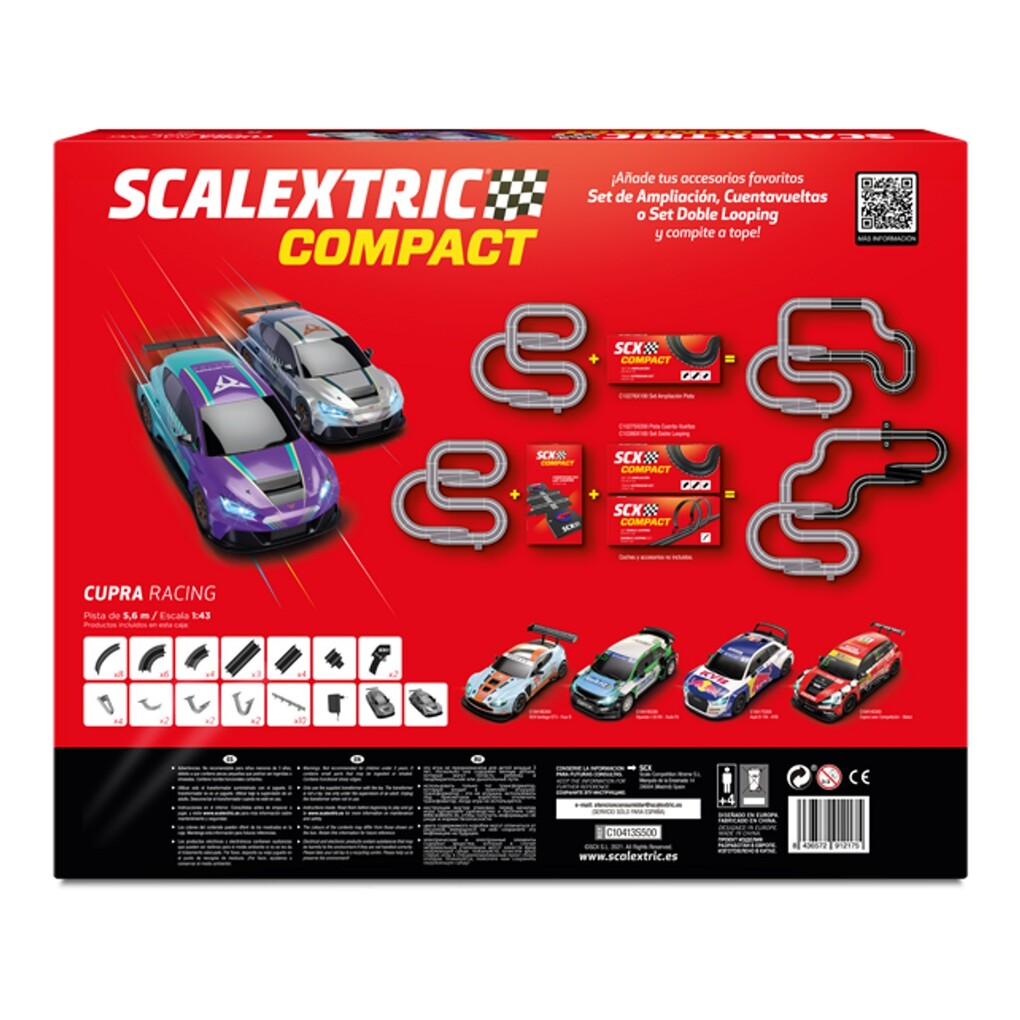 SCX x CUPRA COMPACT 1:43 RACING CIRCUIT