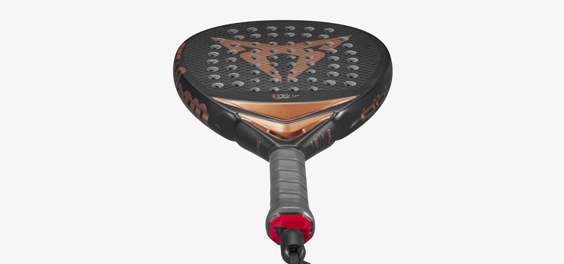 WILSON x CUPRA Wilson Padelschläger V2, schwarz