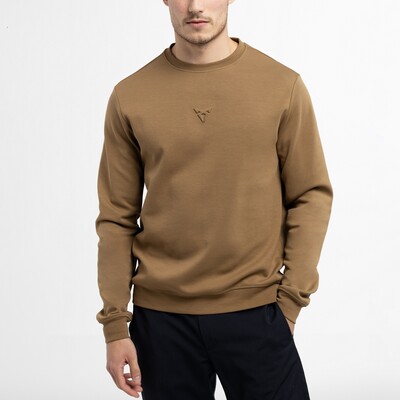 CUPRA CREWNECK SWEATSHIRT Herren, TOBACCO BROWN