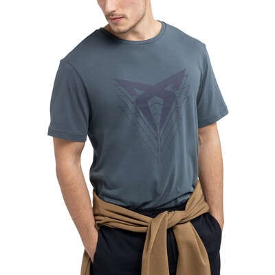 CUPRA BIG LOGO T-SHIRT Herren, ENCELADUS GREY