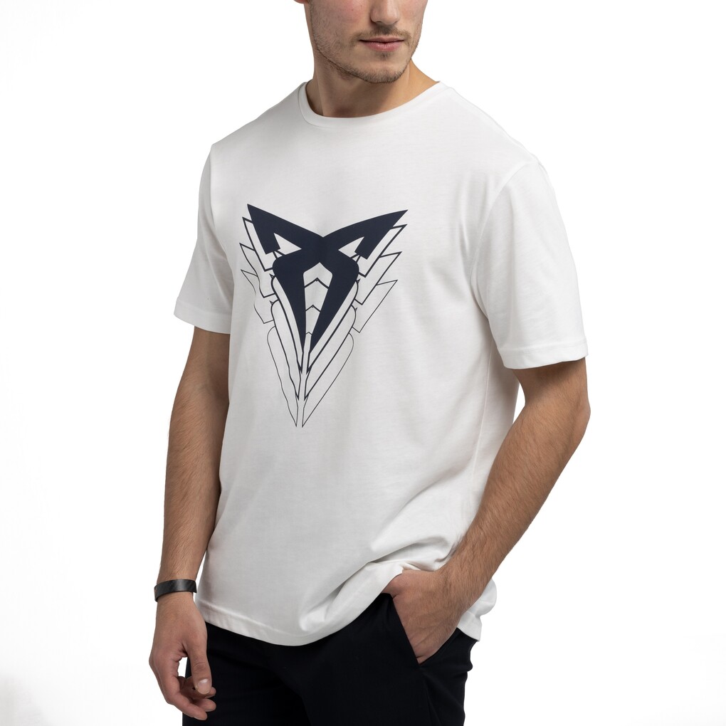 CUPRA BIG LOGO T-SHIRT Herren, WHITE