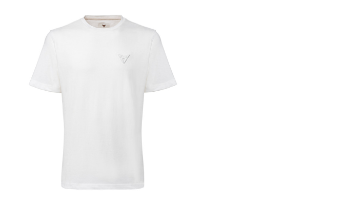 CUPRA EMBOSSED LOGO T-SHIRT Herren, WHITE