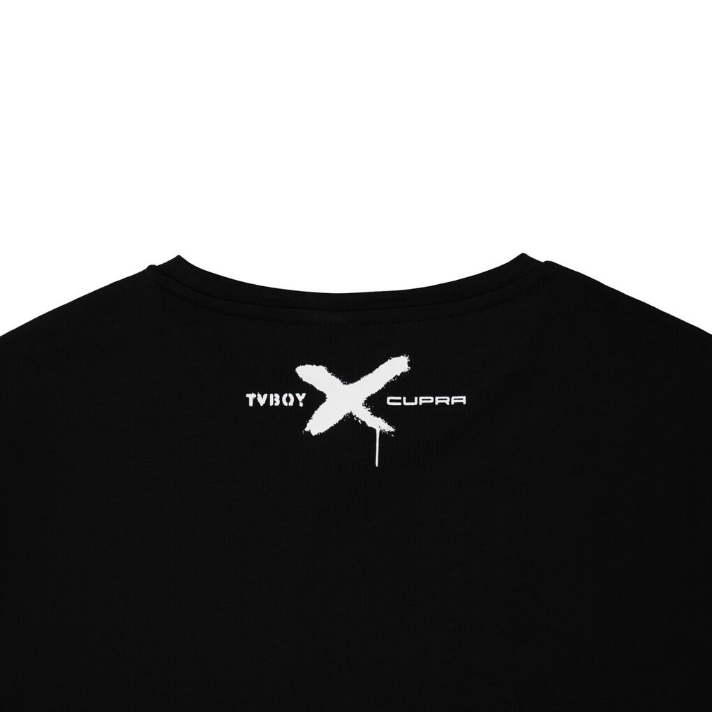 TVBOY X CUPRA Black T-Shirt – UNISEX
