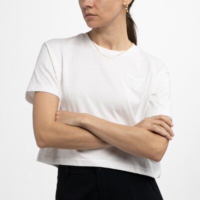 CUPRA EMBOSSED LOGO T-SHIRT Damen, WHITE
