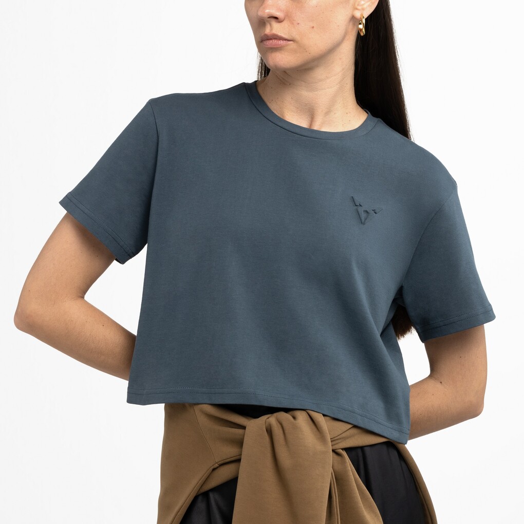 CUPRA EMBOSSED LOGO T-SHIRT Damen, ENCELADUS GREY