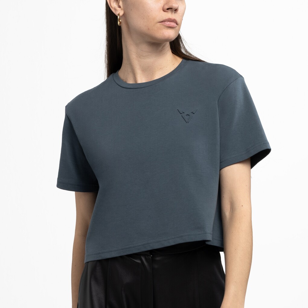 CUPRA EMBOSSED LOGO T-SHIRT Damen, ENCELADUS GREY