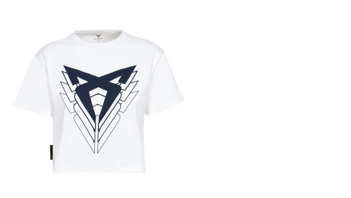 CUPRA BIG LOGO T-SHIRT Damen, WHITE