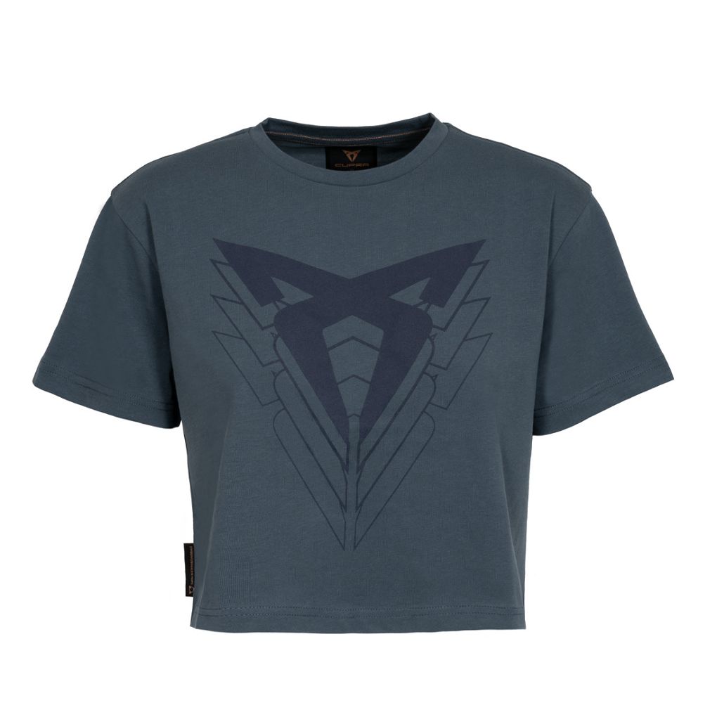 CUPRA BIG LOGO T-SHIRT Damen, ENCELADUS GREY