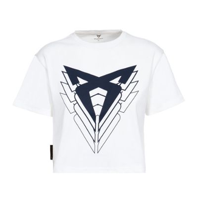 CUPRA BIG LOGO T-SHIRT Damen, WHITE