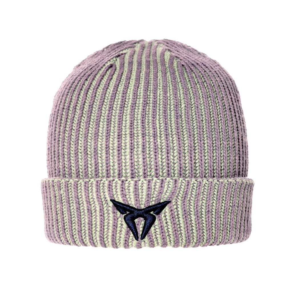 CUPRA BEANIE LILA & GRÜN