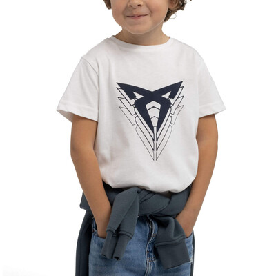 CUPRA Big Logo White T-Shirt Kids