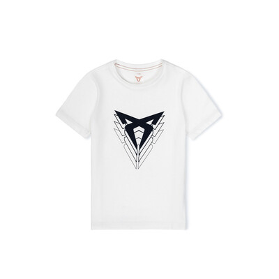 CUPRA Big Logo White T-Shirt Kids