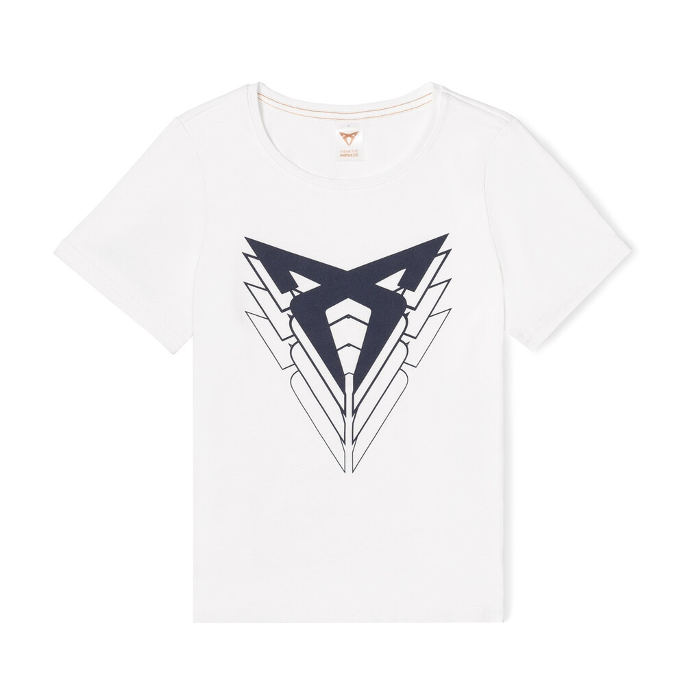 CUPRA Big Logo White Slim Fit Damen