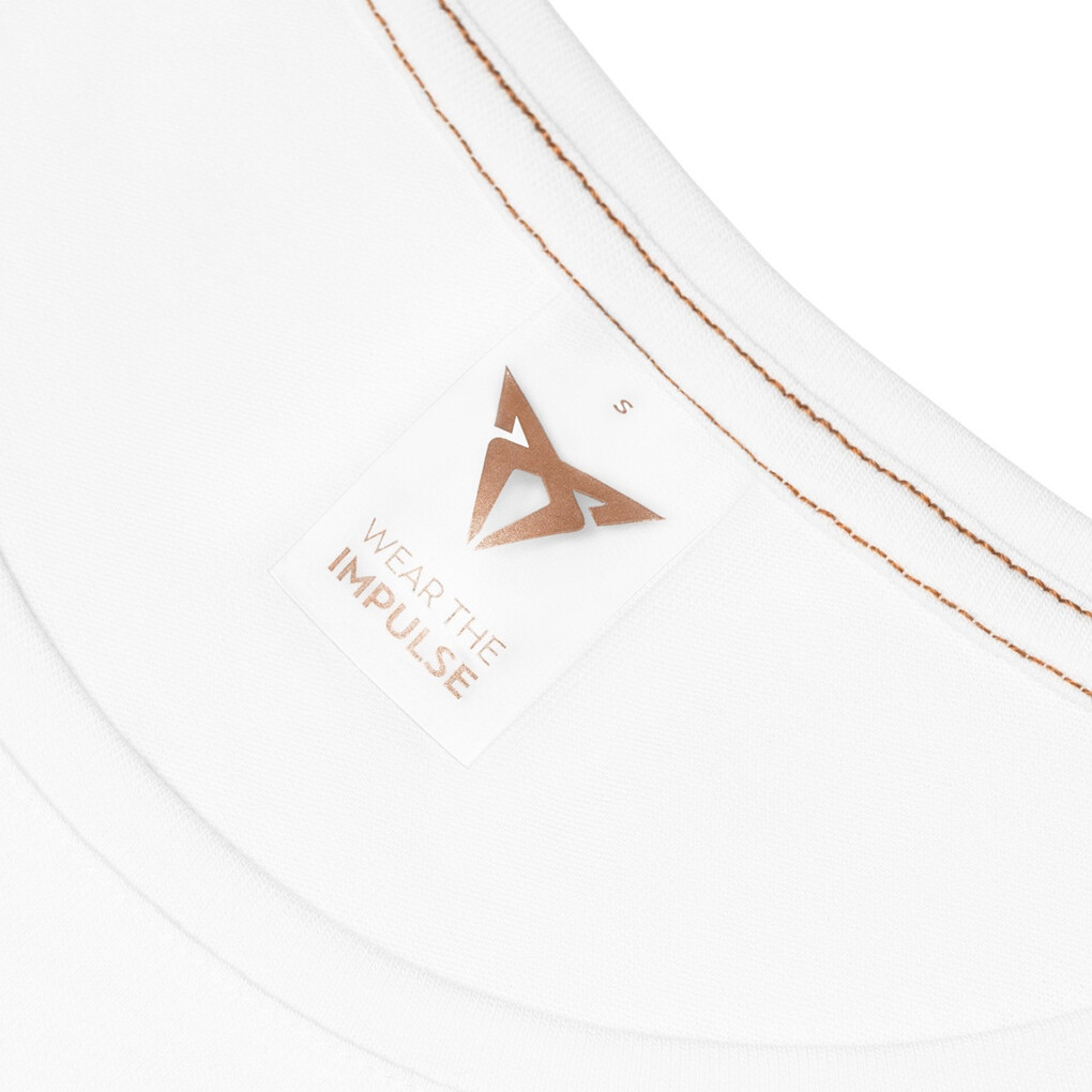 CUPRA Big Logo White Slim Fit Damen