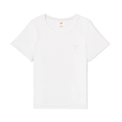 CUPRA Embossed Logo White Slim Fit Damen