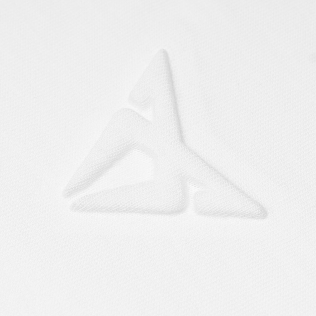CUPRA Embossed Logo White Slim Fit Damen