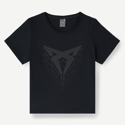 CUPRA Big Logo Schwarz T-Shirt Damen